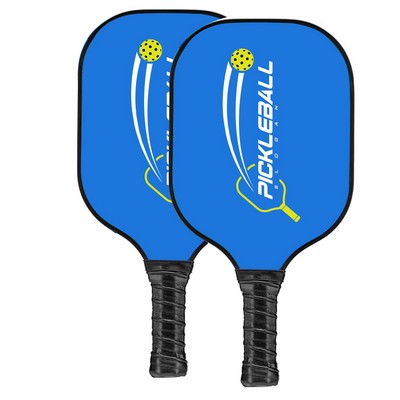 2 pcs Wooden Racket Pickleball Set